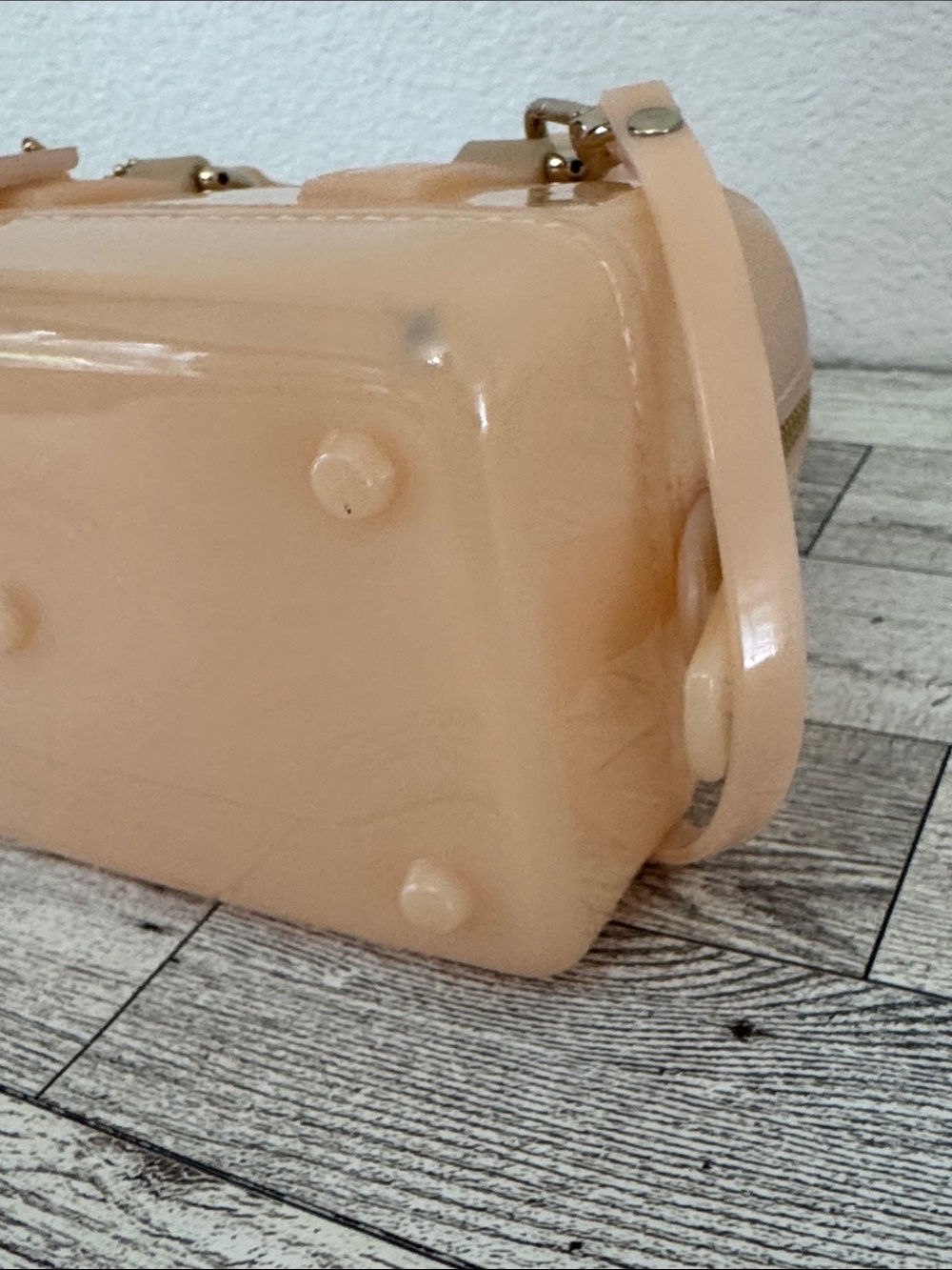 Furla Mini Candy Bag in Blush Pink - Picture 9 of 11